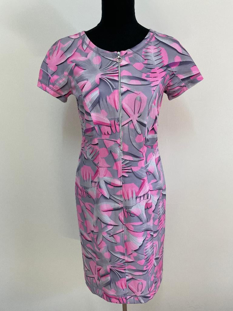 J80 - Roze Marc Cain jurk maat 3 = 38 (1), Ophalen of Verzenden, Zo goed als nieuw, Maat 38/40 (M), Roze