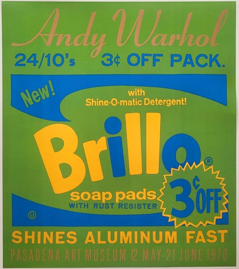 Andy Warhol - Brillo - Tentoonstellingsaffiche, Ophalen of Verzenden