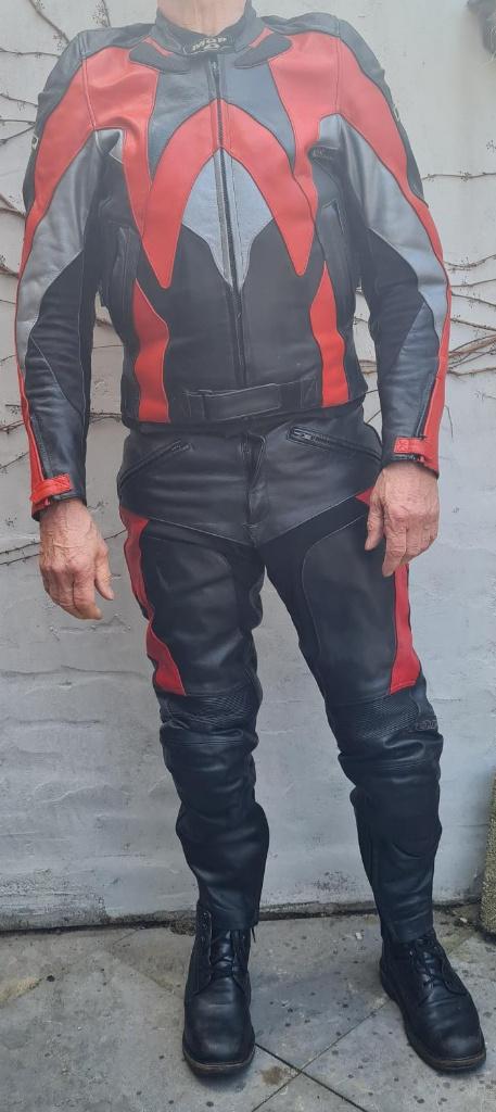 Motorpak Jas en broek, Motoren, Kleding | Motorkleding, Ophalen, MQP, Tweedehands, Heren