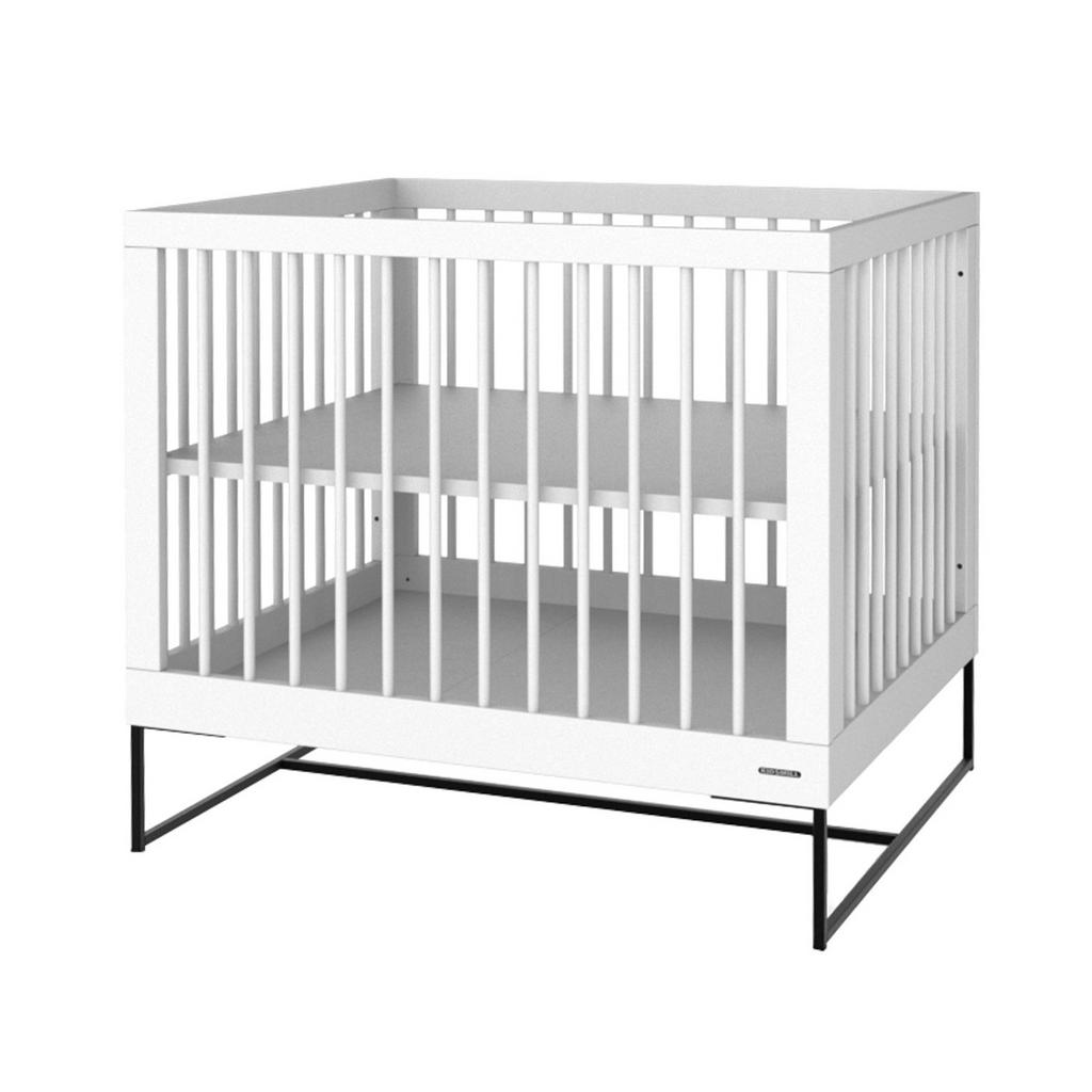 Kidsmill box wit met zwart onderstel, Kinderen en Baby's, Boxen, Ophalen, Gebruikt, Vierkant, In hoogte verstelbaar