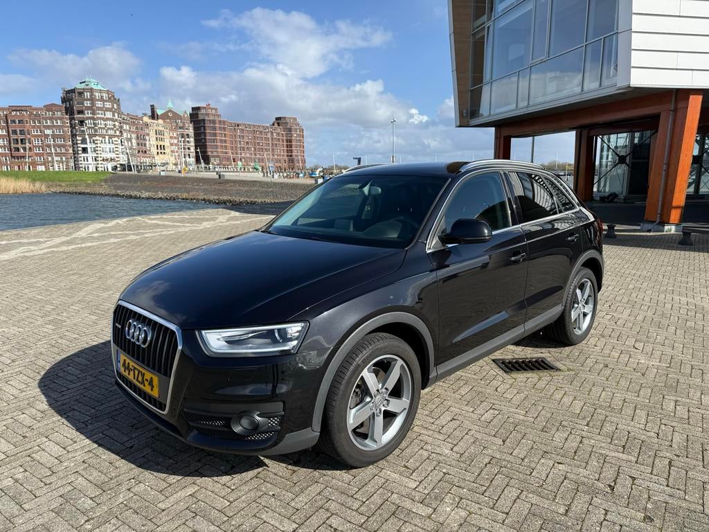 Audi Q3 2.0TFSI Quattro 125KW 2012  NIEUWE APK/GROTEBEURT✅, 1800 kg, Zwart, 4 cilinders, 1984 cc