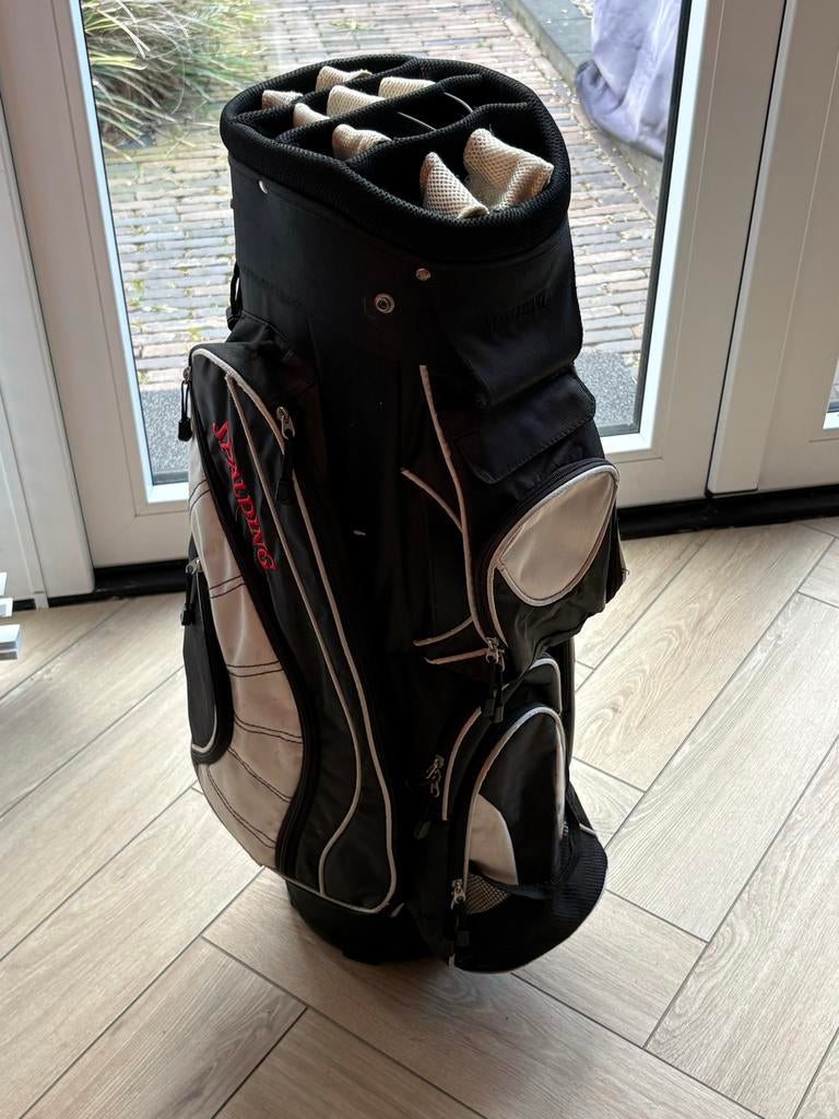 Spalding 14-vaks cartbag, Ophalen of Verzenden, Gebruikt, Tas, Overige merken