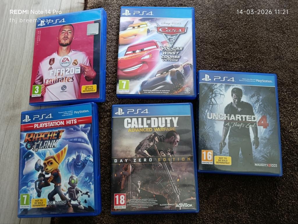 PS4 games, Spelcomputers en Games, Games | Sony PlayStation 4, Zo goed als nieuw, 1 speler, Vanaf 3 jaar, Online, Ophalen of Verzenden