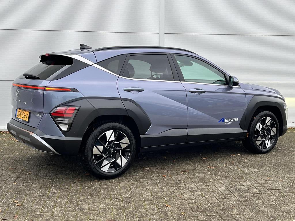 Hyundai Kona 1.6 GDI HEV Premium / Navigatie / Apple Carplay, Euro 6, Blauw, Origineel Nederlands, Bedrijf
