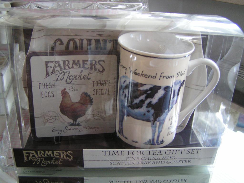 Splinternieuw Setje van Farmers Market, Nieuw, Ophalen of Verzenden, Overige stijlen, Kop(pen) en/of Schotel(s)