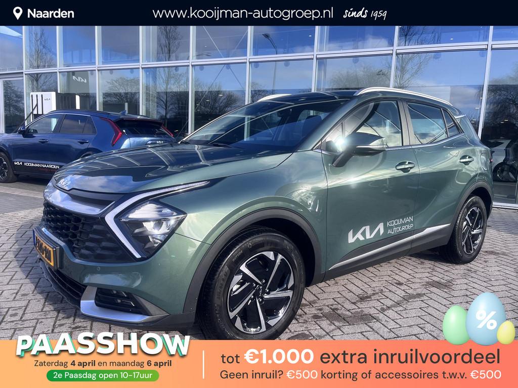 Kia Sportage 1.6 T-GDi HEV DynamicLine DEMO VOORDEEL! Bel on, Auto's, Stof, Euro 6, 4 cilinders, 1360 kg