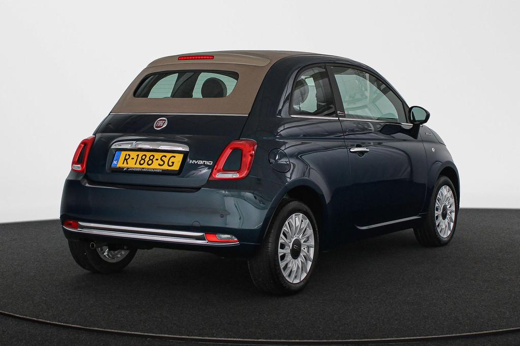 Fiat 500 C 1.0 Hybrid Dolcevita Navigatie Climate Control Ap, Stof, Euro 6, Cabriolet, Origineel Nederlands