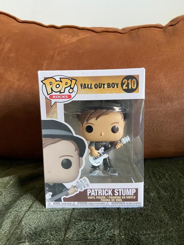 Funko pop Rocks Patrick Stump 210/ Fall Out Boy, Ophalen of Verzenden, Zo goed als nieuw