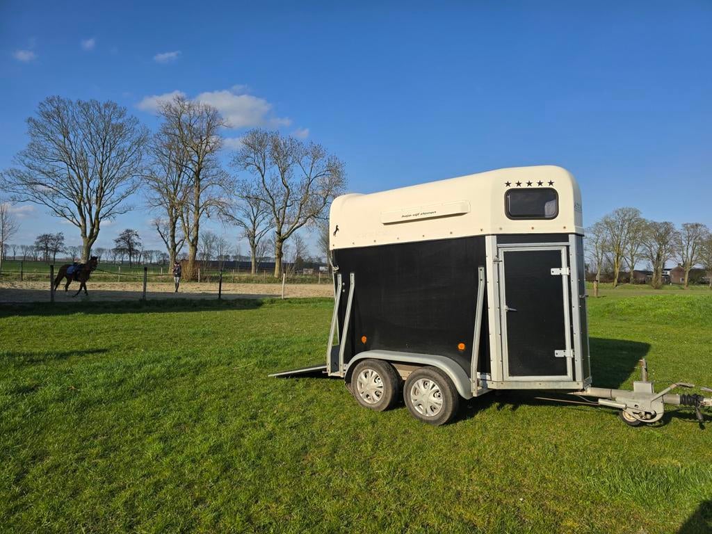 Heja paardentrailer 1,5 paard trailer, Ophalen, Hout, 1½-paards trailer