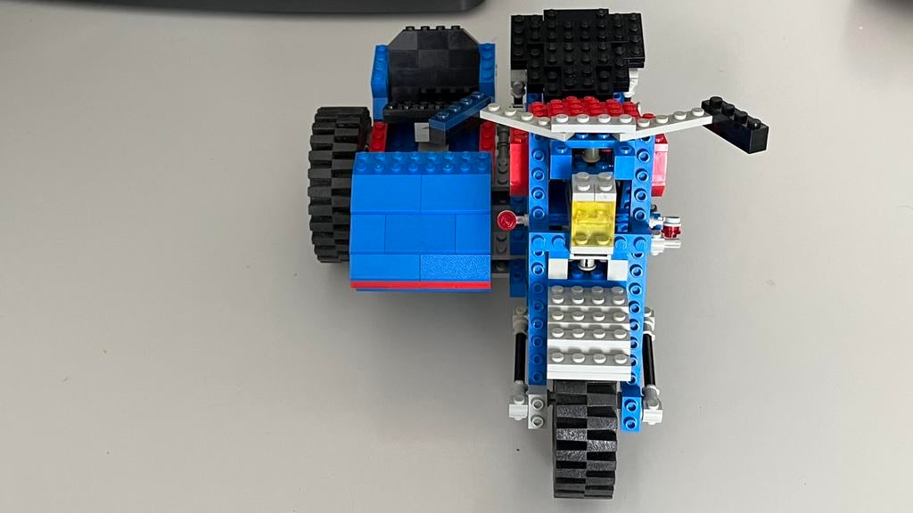 Vintage Lego 857 motor met zijspan, Ophalen, Zo goed als nieuw