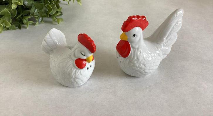 Zout- en peperstel kip en haan, Ophalen of Verzenden, Gebruikt