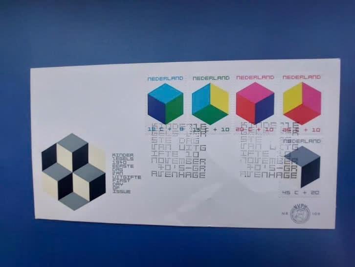 Postzegel NL 1970 FDC 109 Kinderzegels 30-03, Ophalen of Verzenden, Na 1940, Gestempeld