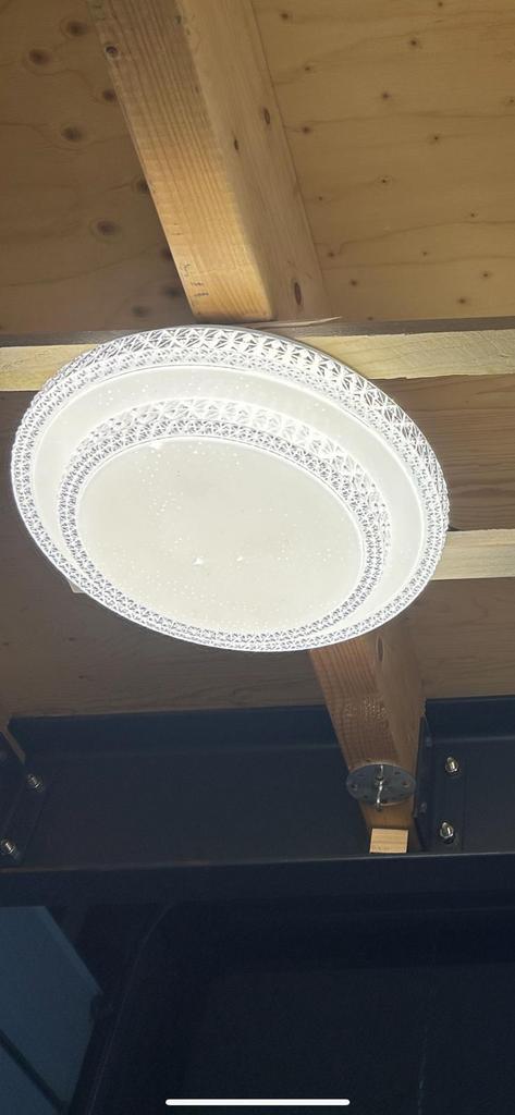 Plafondlamp 50 cm 3 kleur dimbaar nieuw lamp, Ophalen of Verzenden, Nieuw, Overige materialen, Eric kuster
