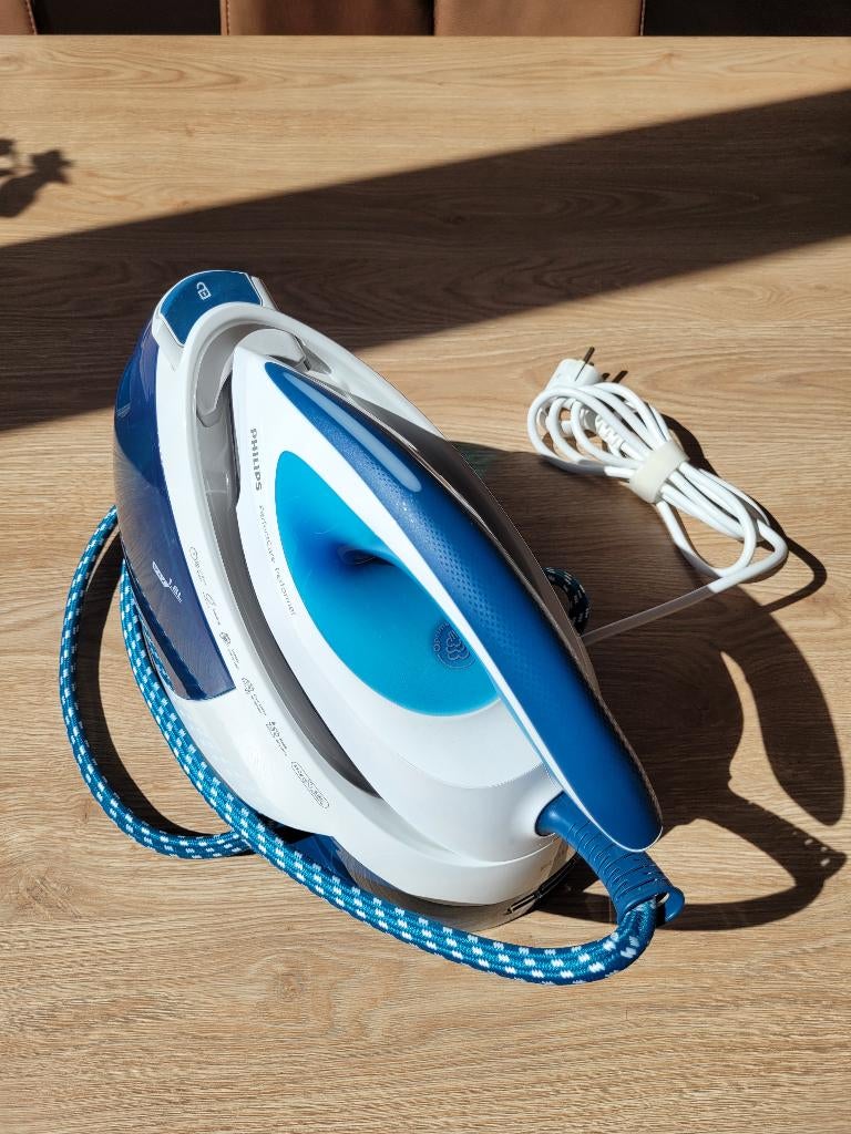 Philips PerfectCare Performer GC8713/20 (Stoomstrijkijzer), Ophalen of Verzenden, Zo goed als nieuw, Strijkijzer met snoer