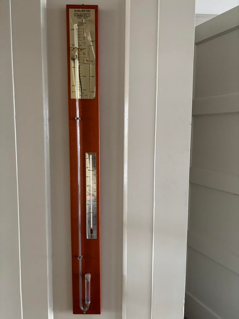 Barometer Torricelli, Audio, Tv en Foto, Weerstations en Barometers, Ophalen, Zo goed als nieuw, Barometer