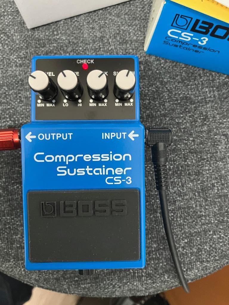 Boss CS-3 Compression Sustainer Gitaarpedaal + Doos, Muziek en Instrumenten, Effecten, Ophalen of Verzenden, Zo goed als nieuw