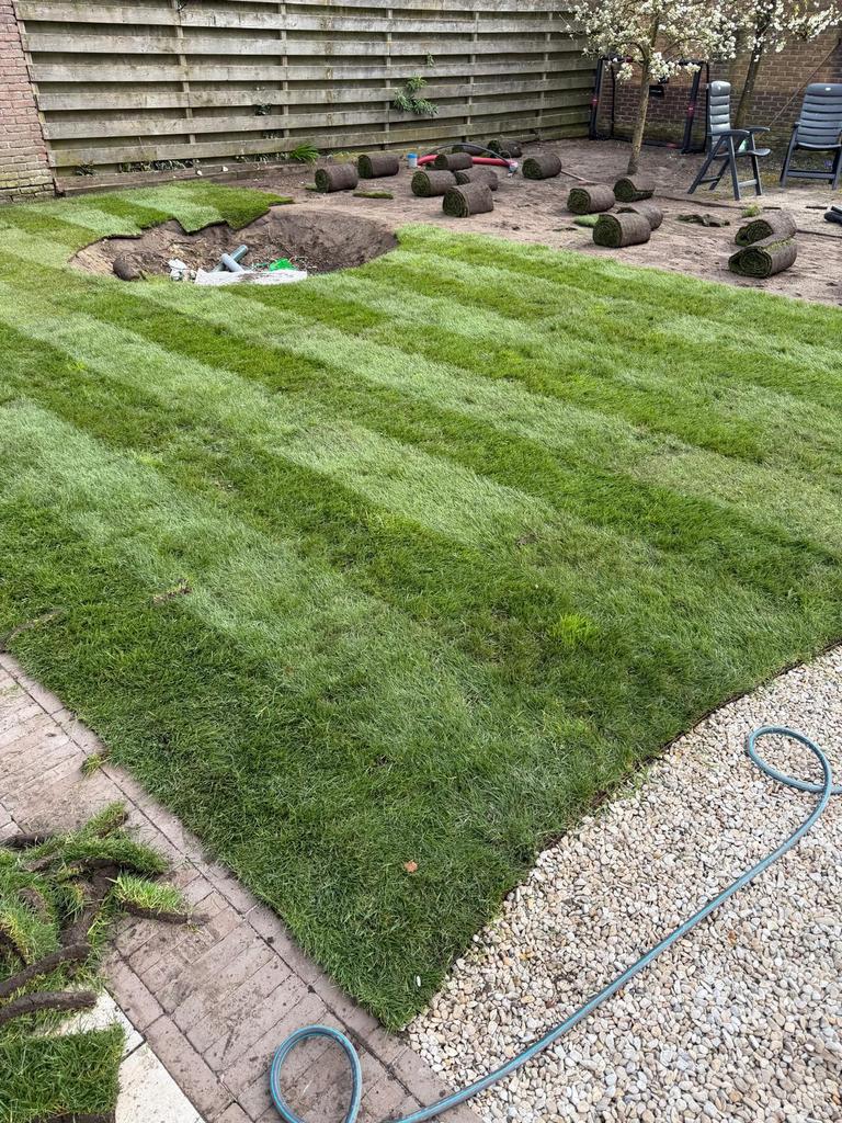 VANDAAG OPHALEN! 48m2 verse graszoden, Tuin en Terras, Gras en Kunstgras, Ophalen, Zo goed als nieuw, Minder dan 10 m²