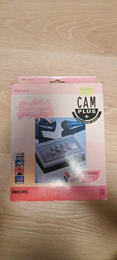 Philips SBC 5370 Cam Plus+ video- en geluidsmixer, Ophalen of Verzenden