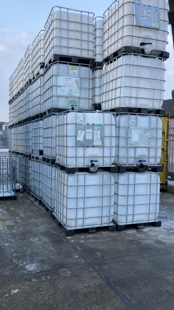 Diverse IBC containers - direct beschikbaar, Ophalen, Kunststof, Met kraantje, 150 liter of meer