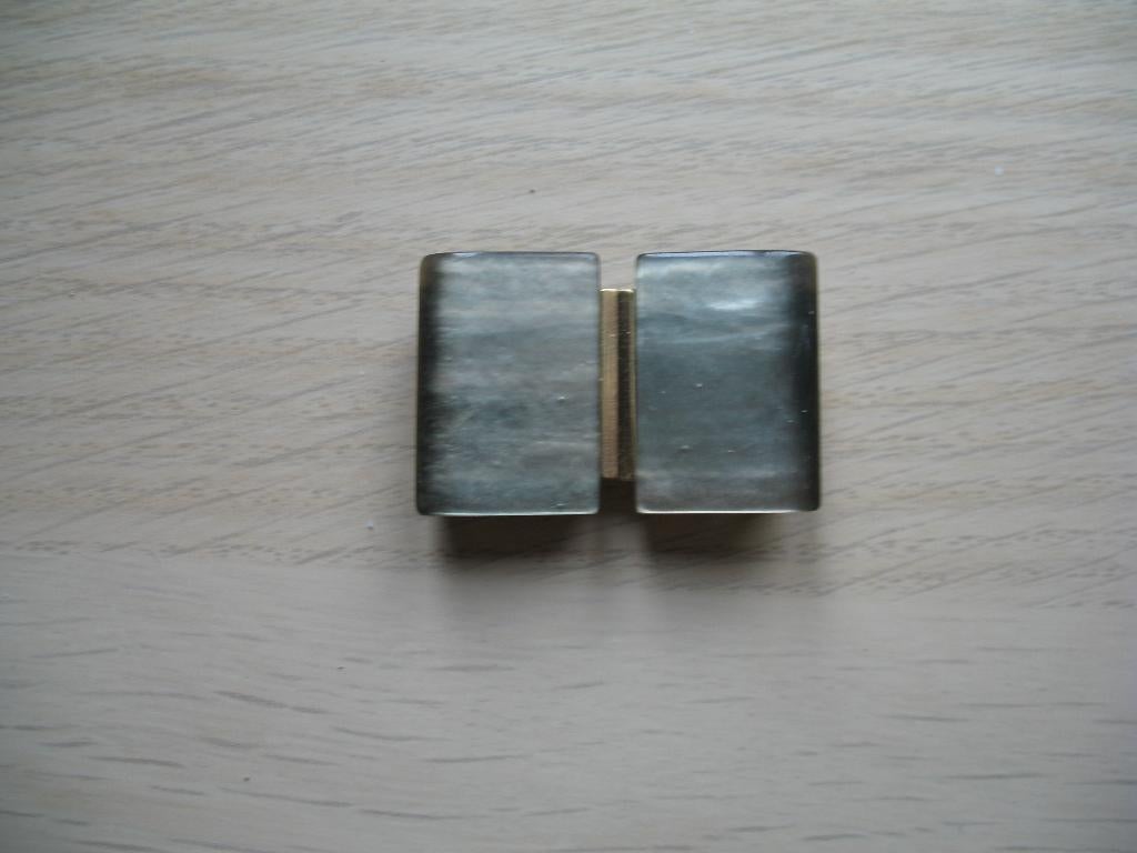 Gesp sluiting Goudkl met Parelmoer-achtig grijs, Ophalen of Verzenden, Overige typen