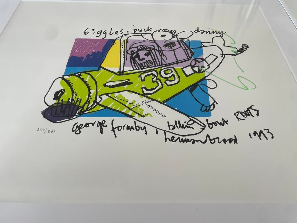 Herman Brood zeefdruk, Ophalen