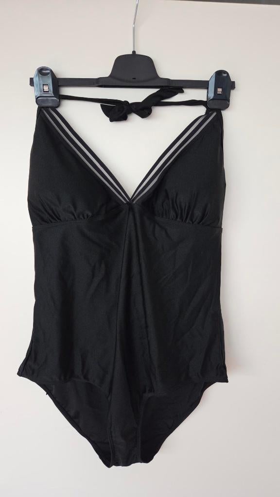 Nieuw zwart dames badpak mt 48 niet gebruikt met softcups, Zwart, Nieuw, Badpak, Ophalen of Verzenden