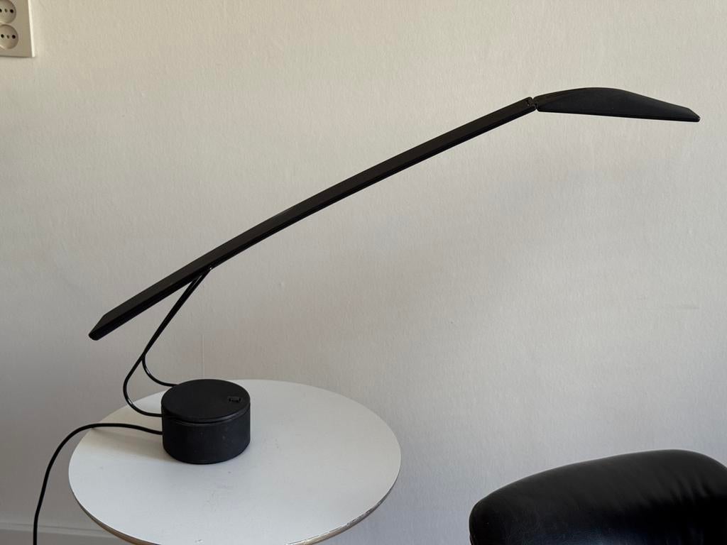 Vintage bureau lamp uit 1980 Italie, Gebruikt, Ophalen of Verzenden, Vintage Modern, Metaal