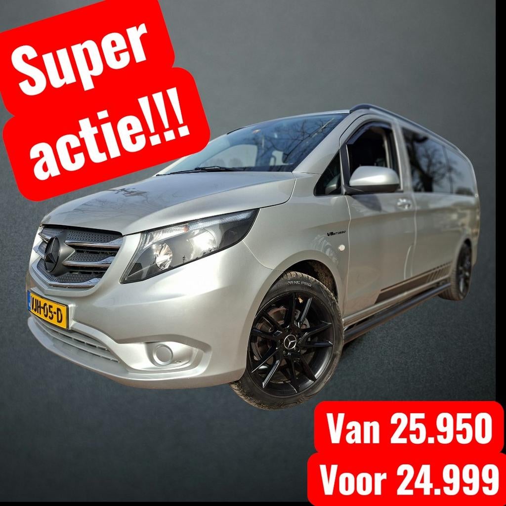Mercedes-Benz Vito Tourer, dubbele cabine, leder, automaat, Auto's, 136 pk, 4 cilinders, 2000 kg, Diesel