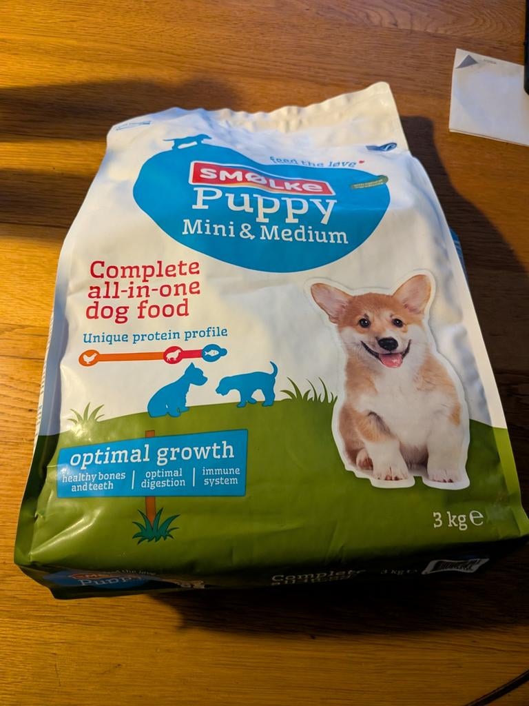 Smolke puppy brokken, Ophalen, Hond