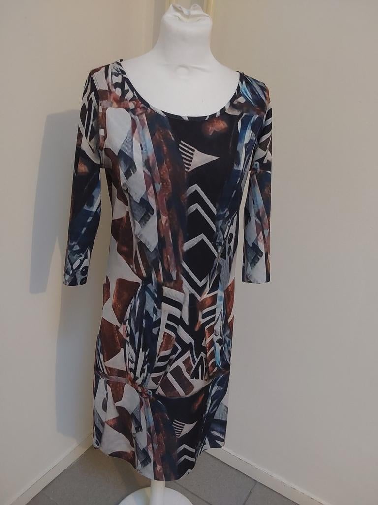 Prachtige reversible jurk Lizzy en Coco maat L, Lizzy & Coco, Ophalen of Verzenden, Zo goed als nieuw