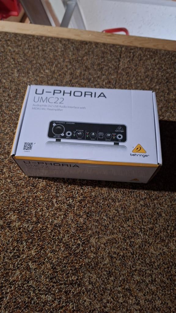 Behringer U-Phoria UMC22, Ophalen of Verzenden
