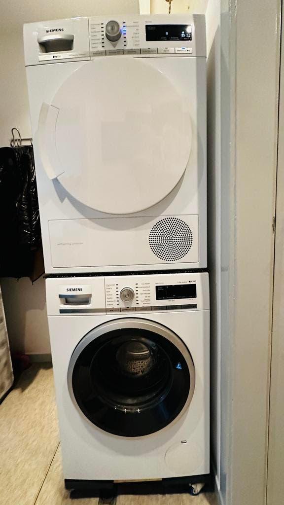Siemens iQ700 wasmachine en wasdroger, 9 kg, 1200 tot 1600 toeren, Minder dan 85 cm, 8 tot 10 kg, Ophalen of Verzenden