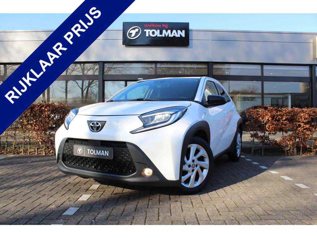 Toyota Aygo X 1.0 VVT-i MT first | Rijklaar | Stoelverwarmin, 12 maanden, Stof, Gebruikt, Zwart