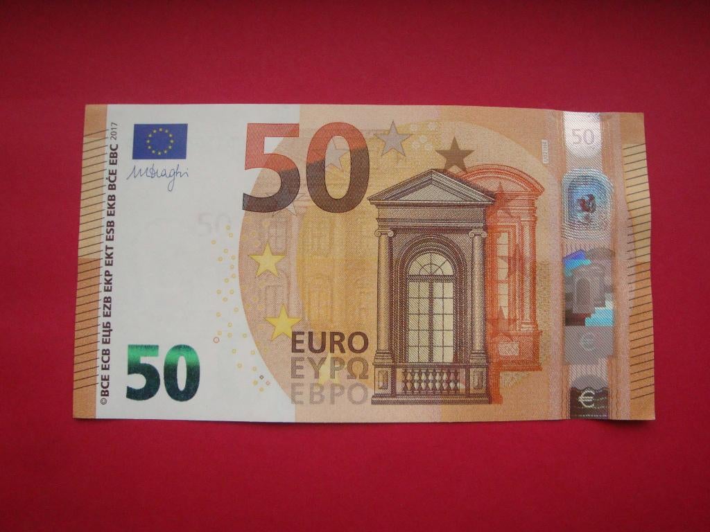 Bankbiljet 50 Euro UNC 2017., Postzegels en Munten, Bankbiljetten | Europa | Eurobiljetten, Verzenden, Overige landen, 50 euro