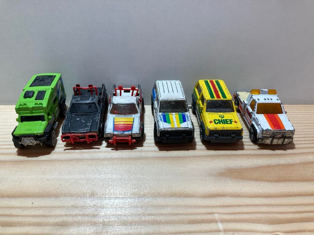 6x Matchbox auto's., Ophalen of Verzenden, Gebruikt