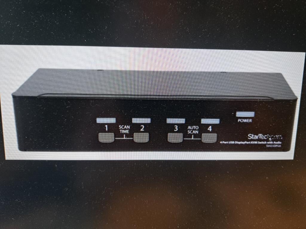 StarTech 4-Port DisplayPort KVM Switch met audio, Ophalen