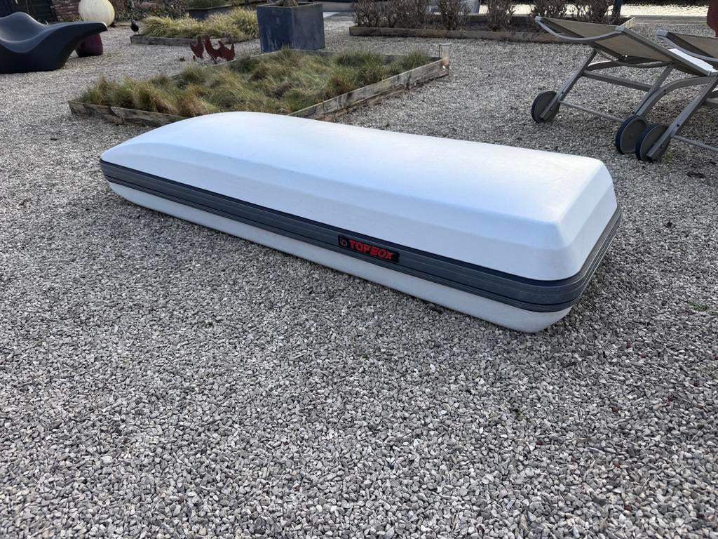 Dakkoffer Topbox S-Class Combi White 1D - 215x65x35 cm, Ophalen of Verzenden, Gebruikt