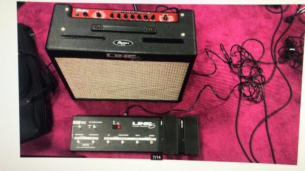 Line 6 Flextone,Ibanez Troubadour,Peavey Rage,DeanMarkleyK50, Muziek en Instrumenten, Ophalen, Gebruikt, Minder dan 50 watt