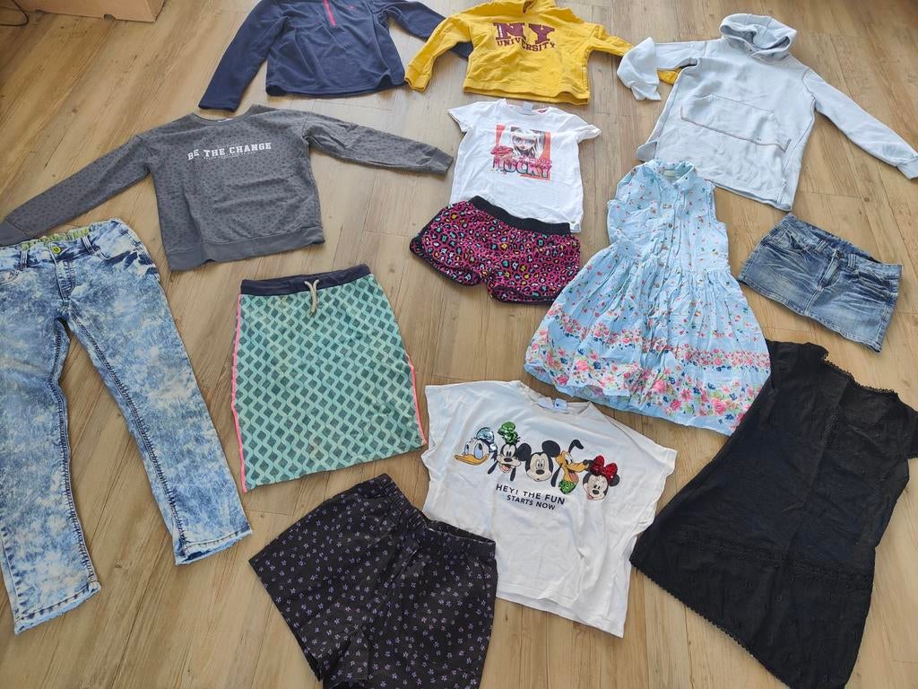 13 Zomer kledingpakket meisje maat 146 152 fleece outfitters, Ophalen of Verzenden, Meisje