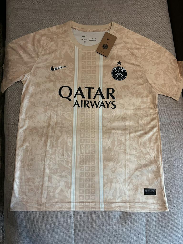 Psg shirt beige ‘hakimi’, Maat L, Verzenden, Nieuw, Shirt