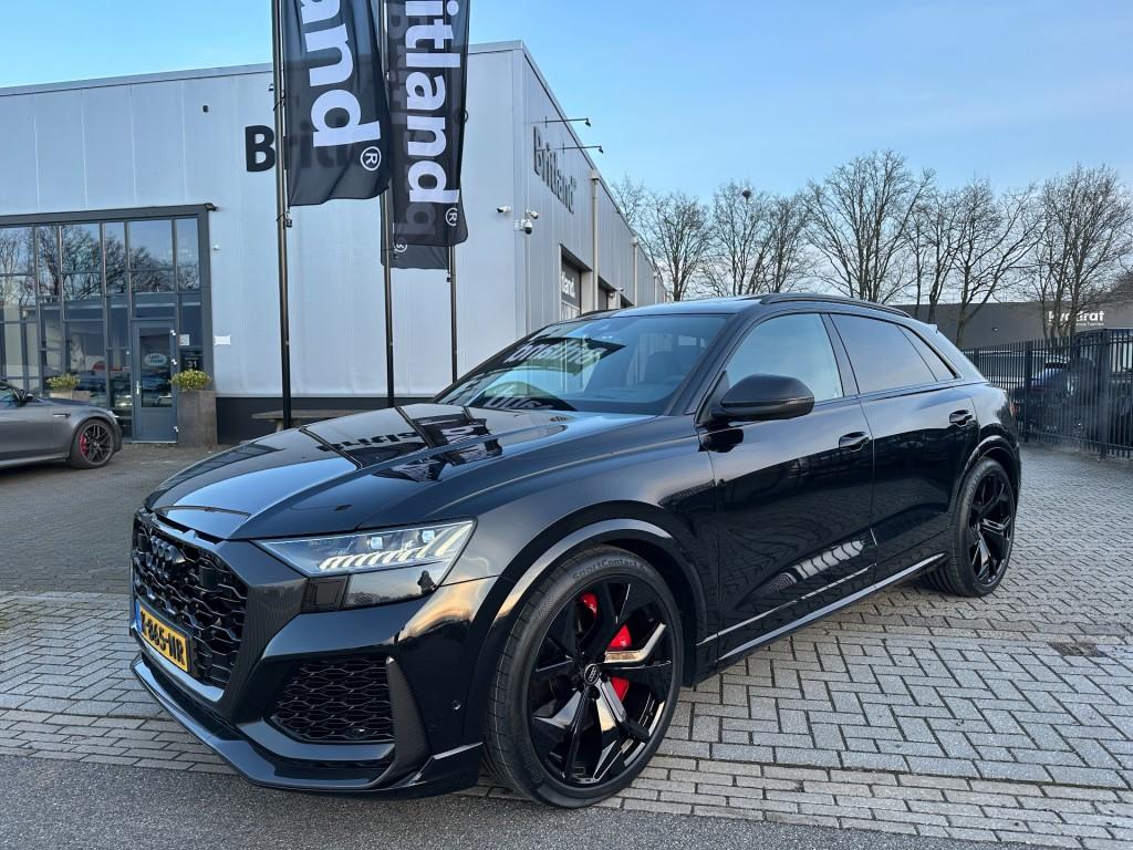 Audi RSQ8 4.0 V8 TFSI 600pk Quattro bj2020 *Pano *Carbon *23, Gebruikt, Zwart, Bedrijf, Vierwielaandrijving
