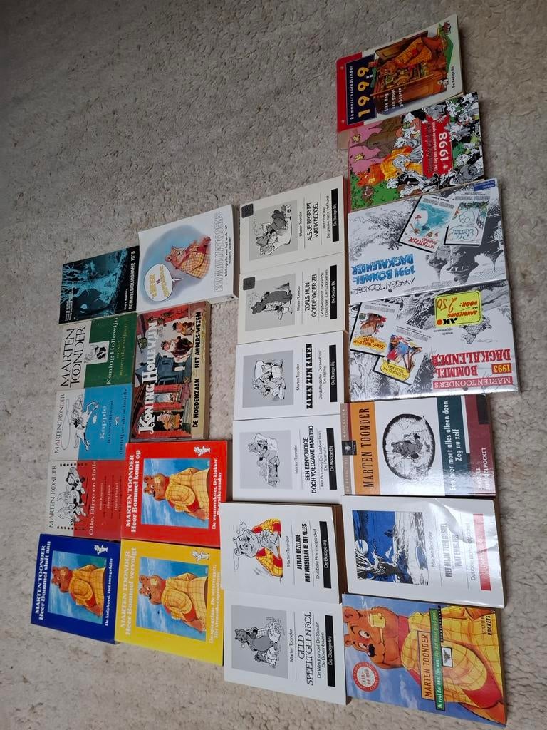 Marten Toonder collectie: scheurkalenders en stripalbums, Meerdere stripboeken, Ophalen of Verzenden, Zo goed als nieuw, Marten Toonder