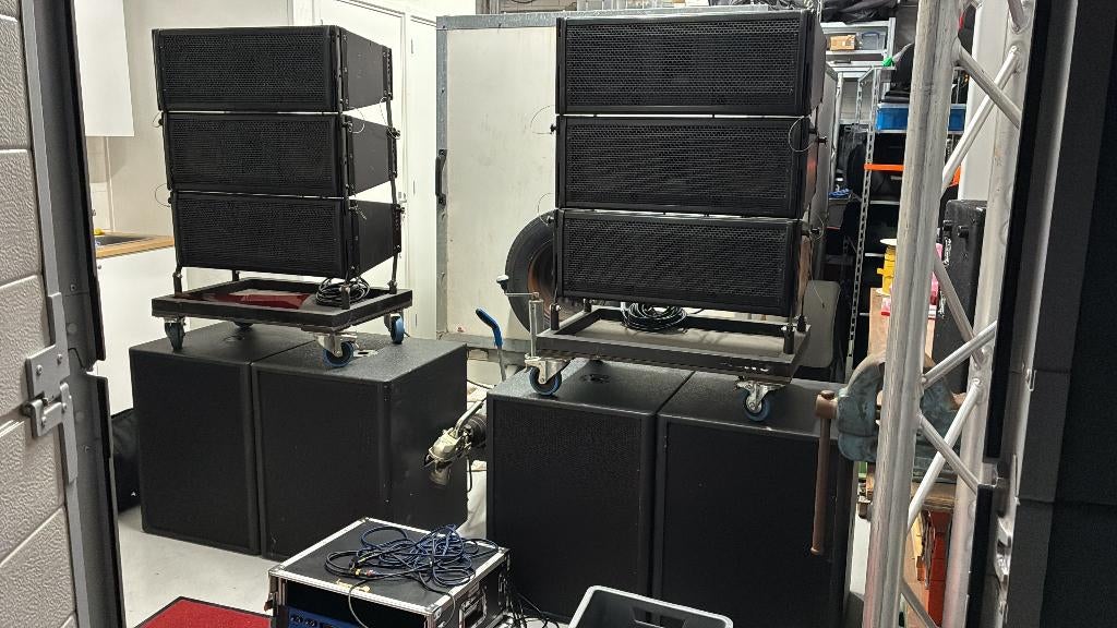 subwoofers 4x DAP RX18B, Gebruikt, Subwoofer, 120 watt of meer, Ophalen