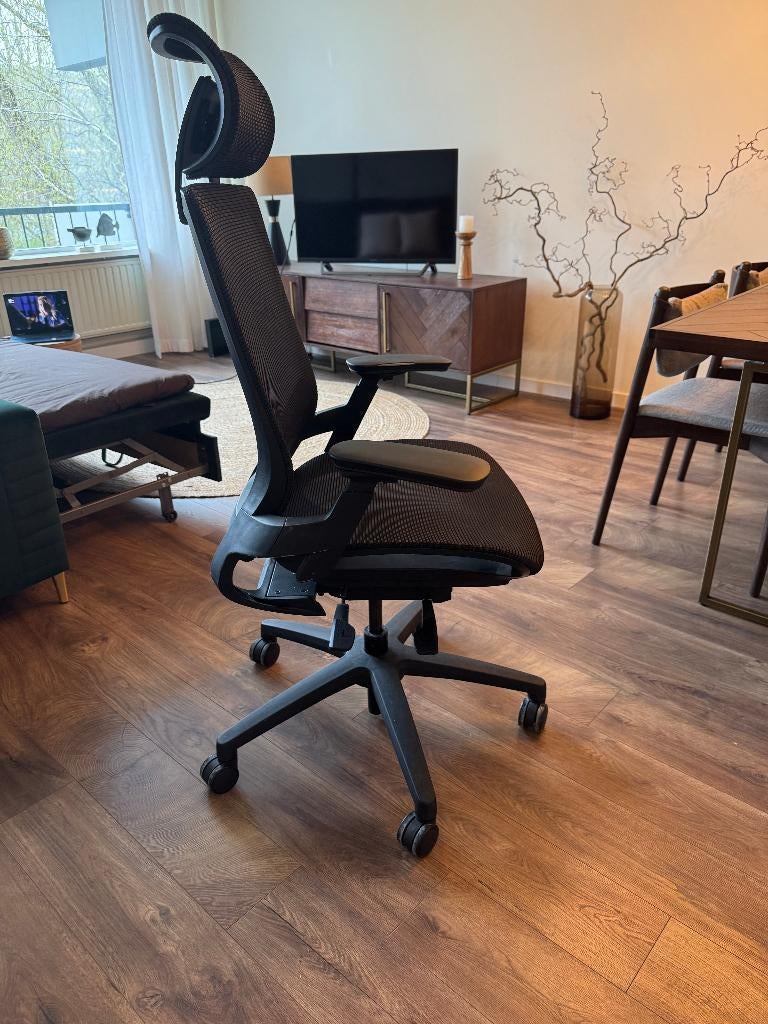 Computer chair, Ophalen, Zwart, Zo goed als nieuw, Bureaustoel
