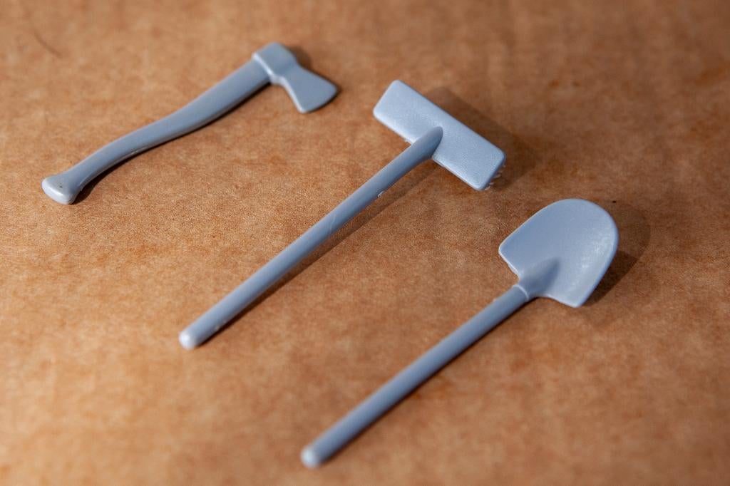 Playmobil gereedschap schep, bijl bezem, Ophalen of Verzenden, Zo goed als nieuw, Los playmobil