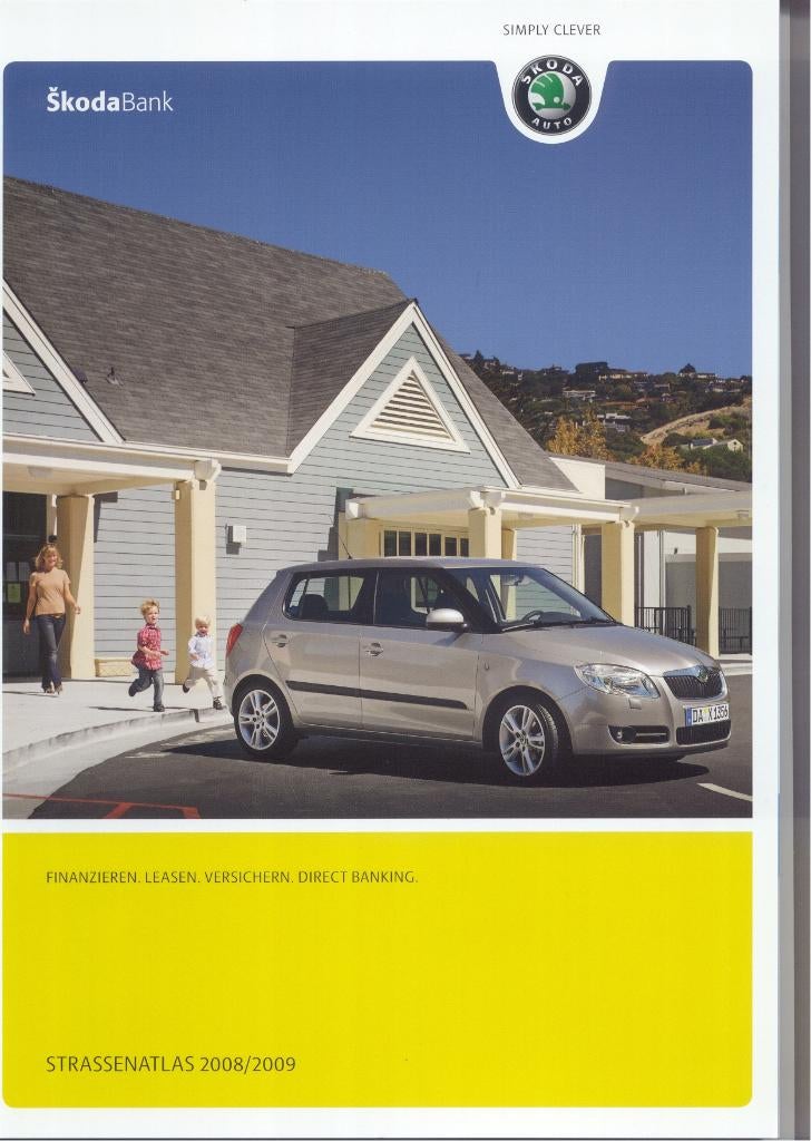 Skoda Strassenatlas 2008-2009, Ophalen of Verzenden, Nieuw, Overige merken