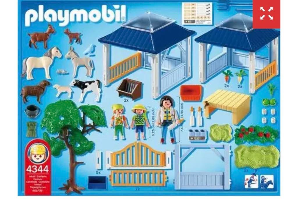 Playmobil 4344 dierenverzorgingsplaats met dieren en figuren, Kinderen en Baby's, Speelgoed | Playmobil, Ophalen of Verzenden