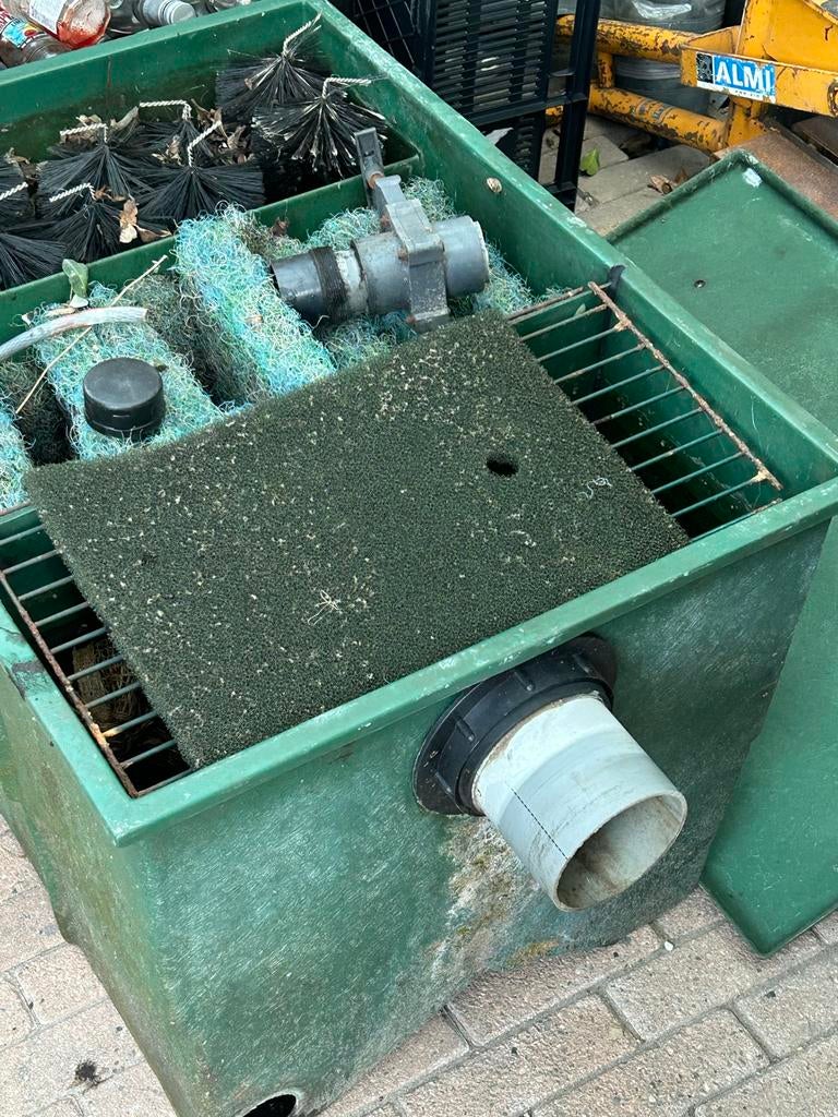 Vijverfilter met pomp en skimmer - Complete set, Tuin en Terras, Vijver-toebehoren, Ophalen, Gebruikt, Vijverfilter