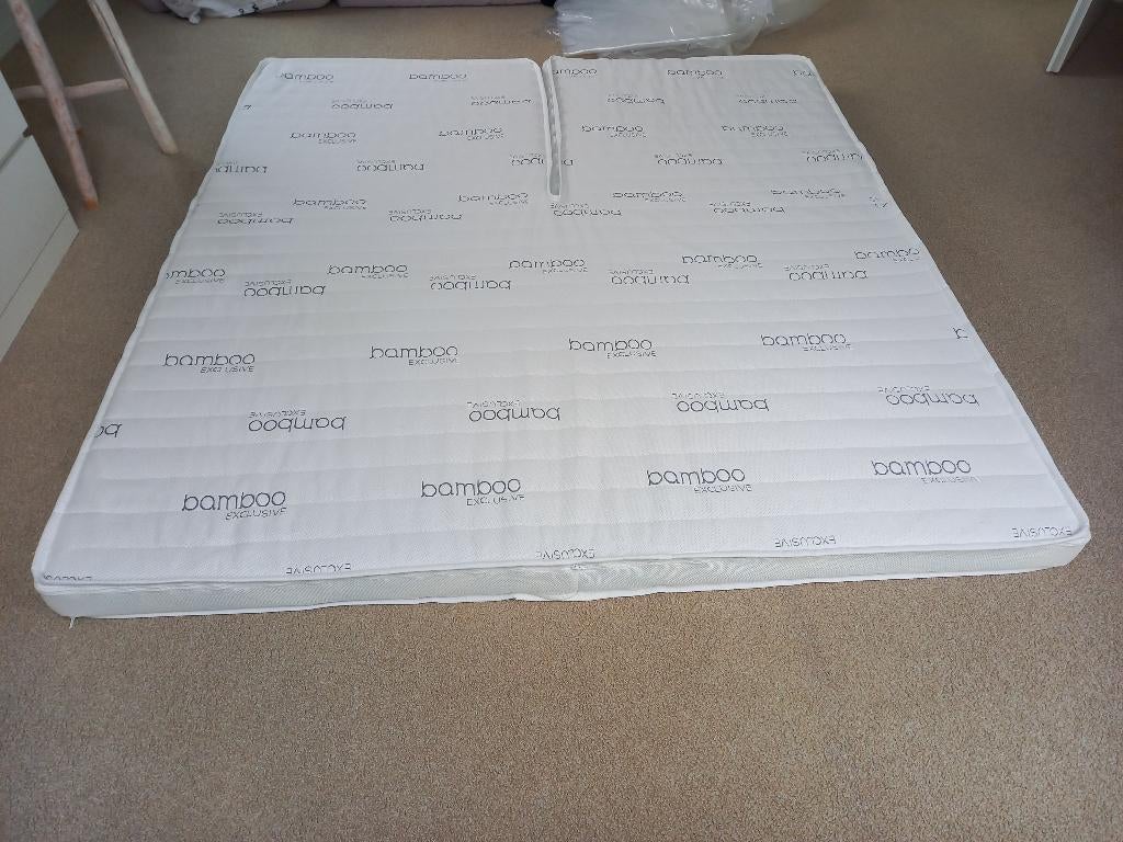 Splittopper 180×200, Ophalen, Tweepersoons, Zo goed als nieuw, 180 cm