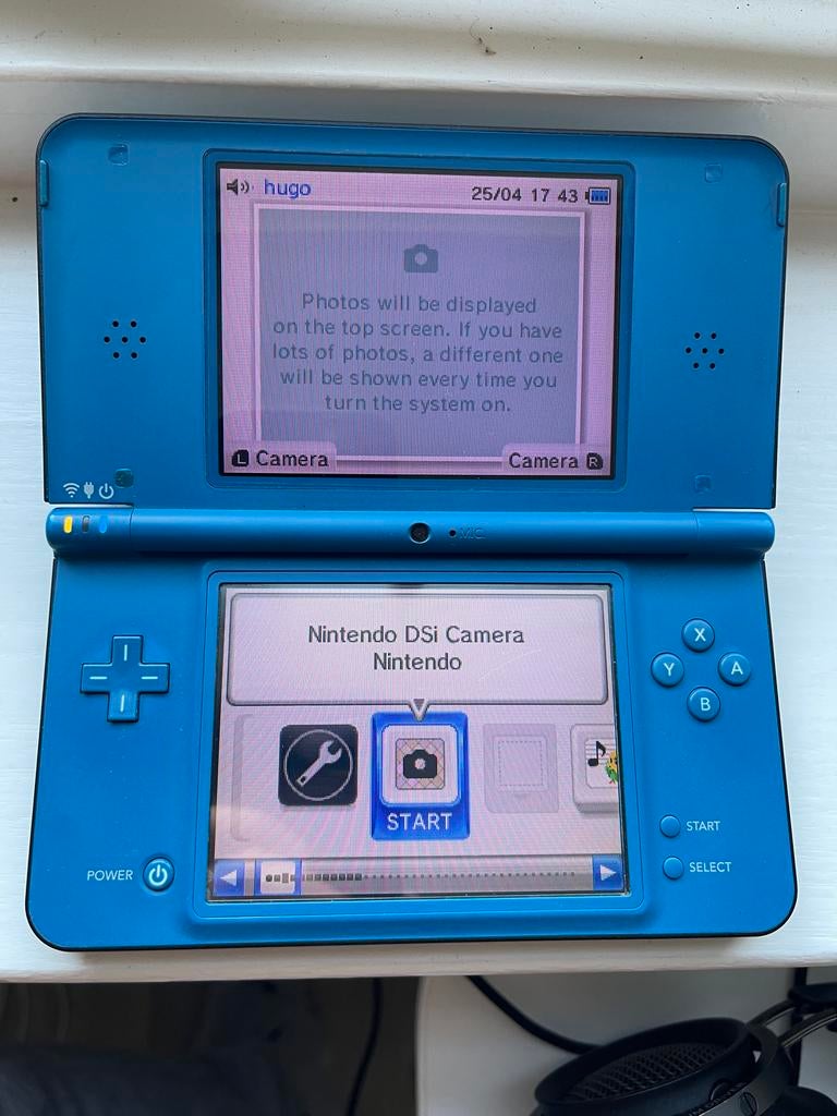 Nintendo DSi XL Blauw, Unlaunch, Spelcomputers en Games, Ophalen of Verzenden, Gebruikt, Blauw, Dsi XL